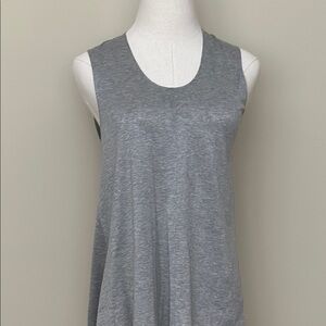 Helmut Lang Gray Sleeveless Relaxed Tank Top
